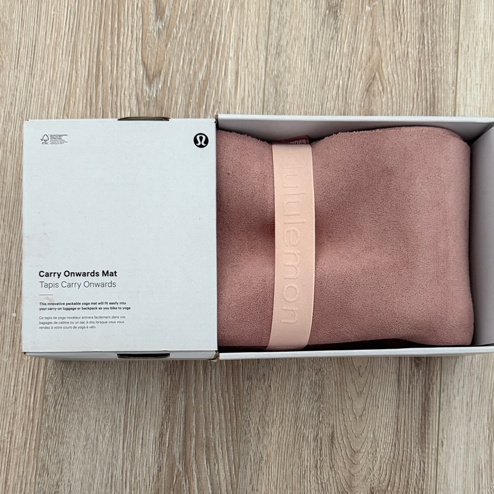 Lululemon Dusty Rose Carry Onwards Mat